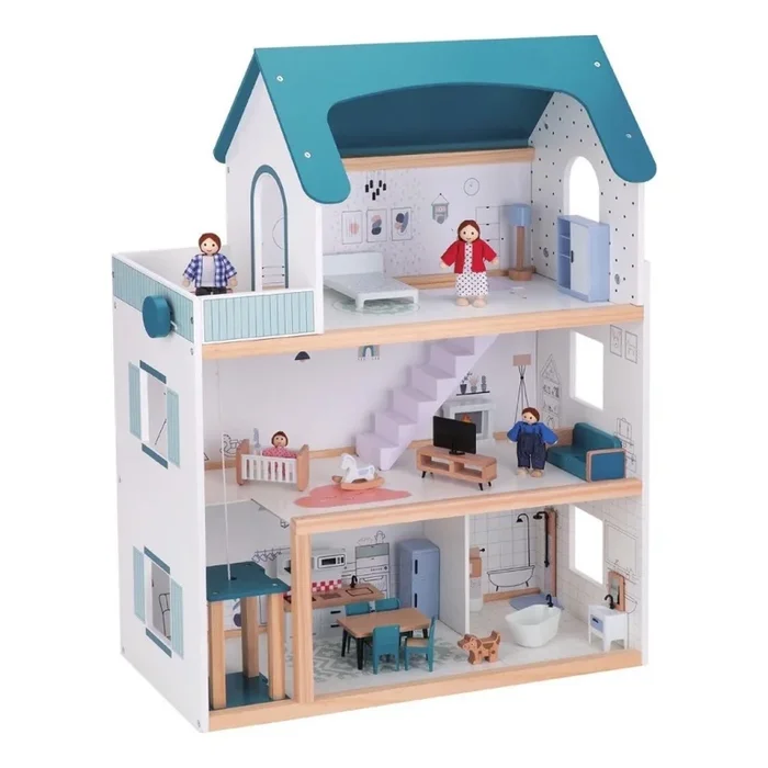 2Kids Toys – Casa de muñecas de madera Barbora