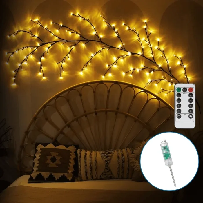 Aigostar – Decoración de pared LED 144xLED/5W/5V blanco cálido