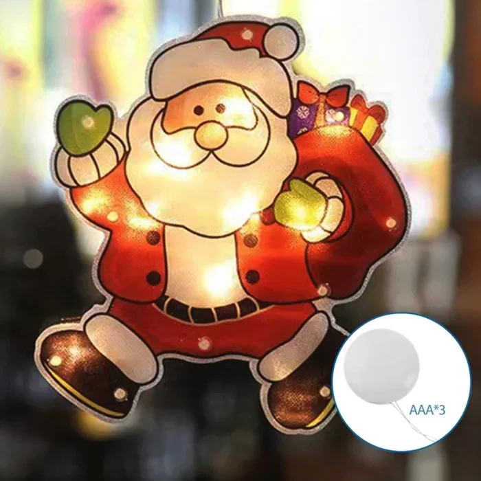 Aigostar – Decoración navideña LED LED/3xAAA Santa 20cm