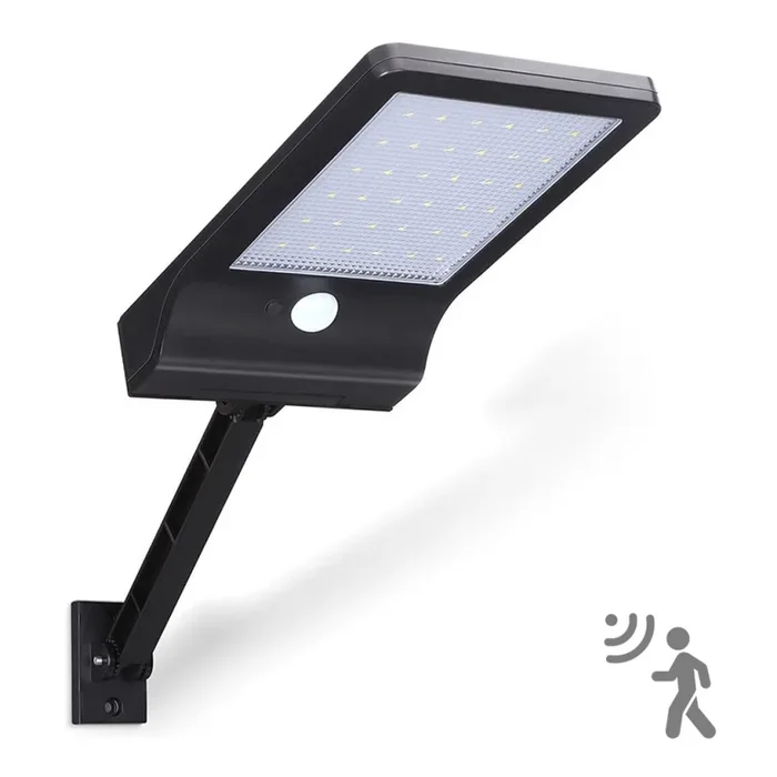 Aigostar – Farola solar LED con sensor LED/2,3W/5,5V 1800 mAh IP65