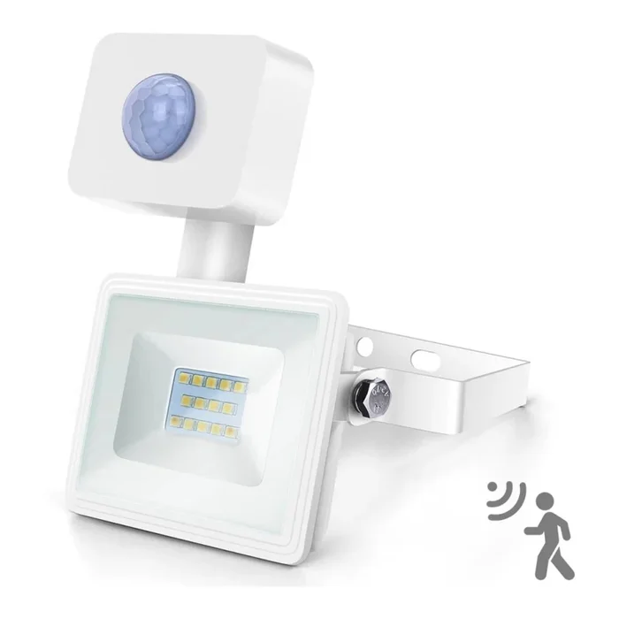 Aigostar – Reflector LED con sensor LED/10W/230V 4000K IP65 blanco