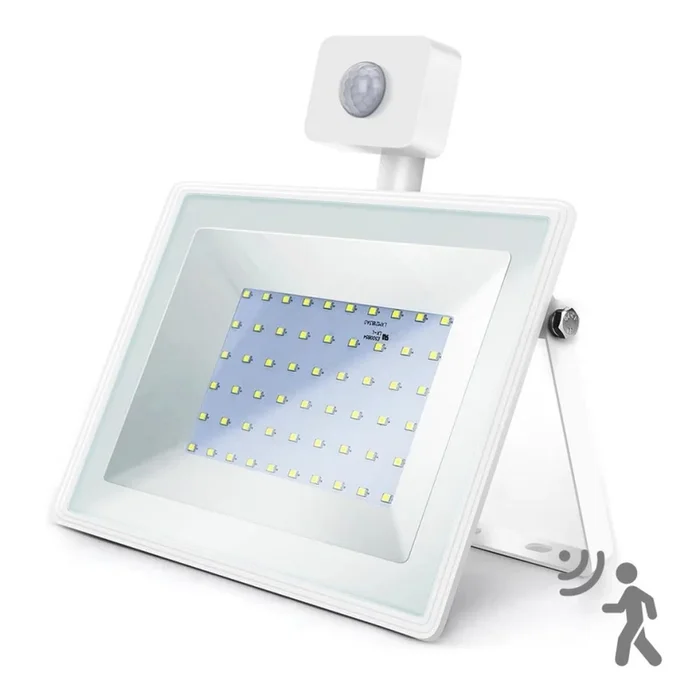 Aigostar – Reflector LED con sensor LED/50W/230V 6400K IP65 blanco