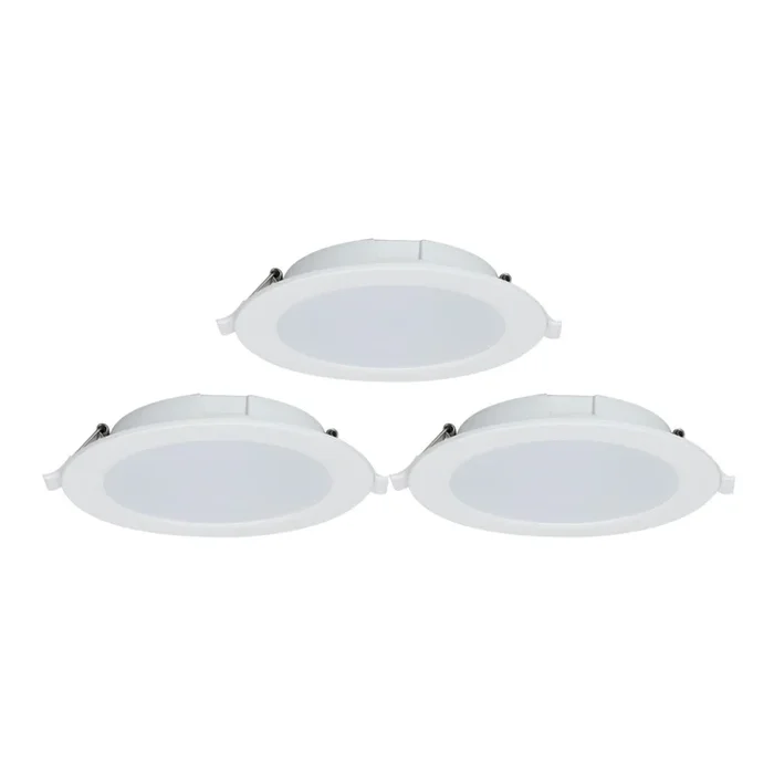 Aigostar – SET 3x Lámpara empotrable LED regulable MESH LED/9W/230V 2700K-6500K diá. 14,5 cm