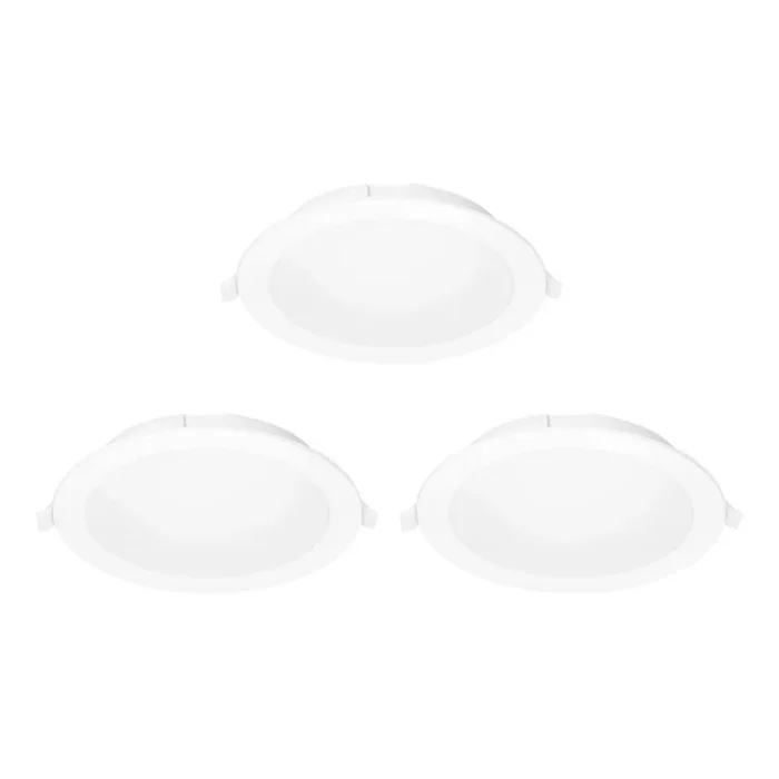 Aigostar – SET 3x LED RGBW Lámpara empotrable regulable MESH LED/15W/230V 2700K-6500K diá. 17cm