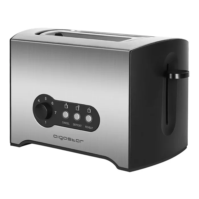 Aigostar – Tostadora con dos agujeros 900W/230V cromo mate