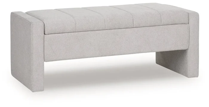 Akselman Gray Storage Bench