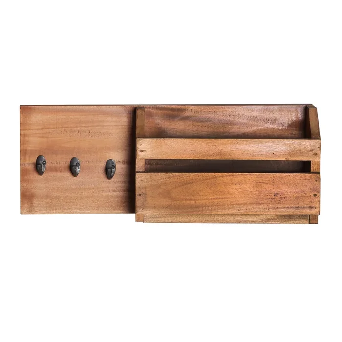Akviran Pongo-Todo, de Madera de Mahogany, en color Natural, de 50x11x19cm – Lastdeco