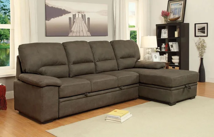 Alcester Ash Brown Sectional Sleeper