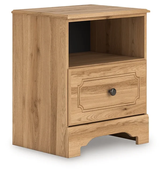 Aleaport Warm Brown Nightstand