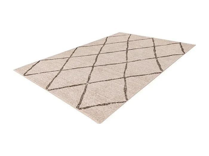 Alfombra 150x80cm, diseño A105R color beige – Confort y elegancia para su interior.