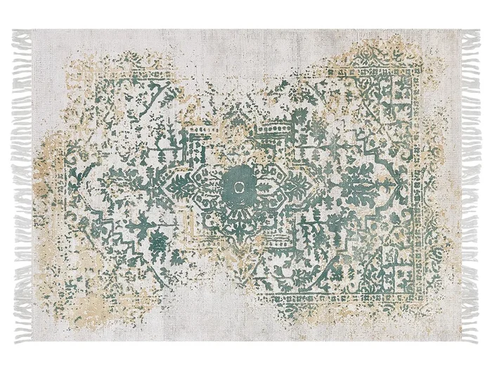 Alfombra BOYALI Beige claro 140 x 200 cm Viscosa