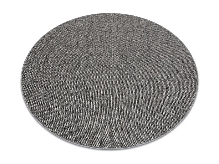 Alfombra CASABLANCA LOOM círculo gris, lazo, suave Interior y exterio cercle 100 cm