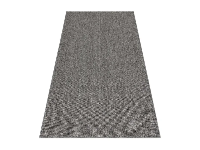Alfombra CASABLANCA LOOM gris, lazo, suave Interior y exterior 80×150 cm