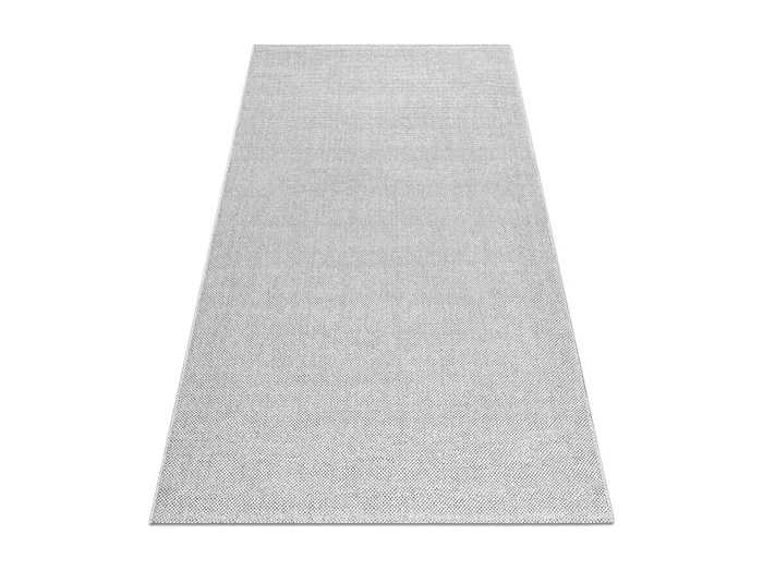 Alfombra CASABLANCA LOOM plata, lazo, suave Interior y exterior 150×300 cm