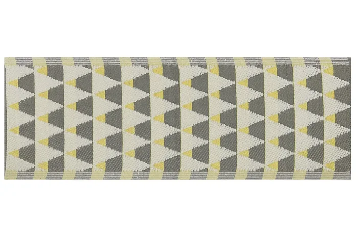 Alfombra de exterior HISAR Gris 60 x 105 cm