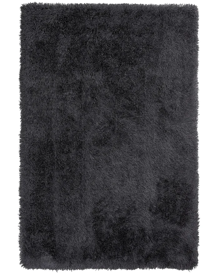 Alfombra de pelo largo CIDE Negro 140 x 200 cm