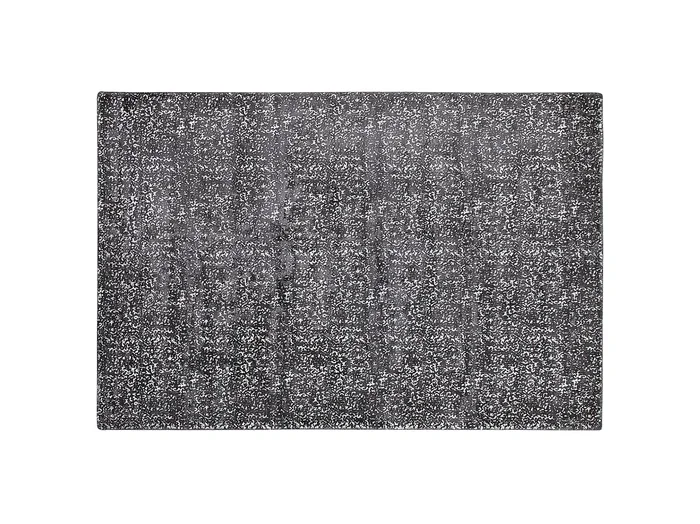 Alfombra de viscosa gris oscuro/plateado 160 x 230 cm ESEL