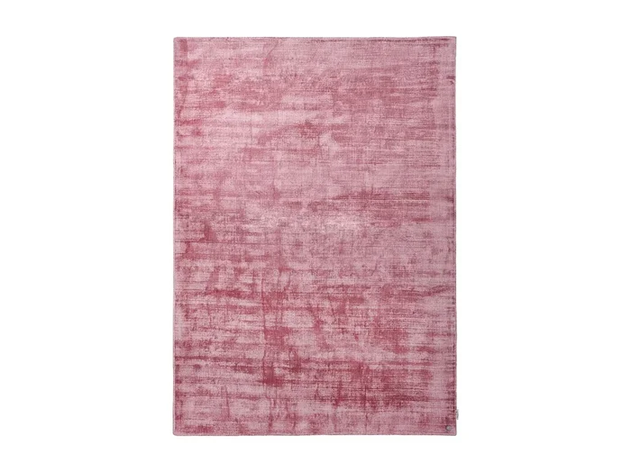 Alfombra de viscosa tejida a mano 300×400 cm Rosa Shine
