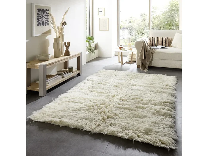 Alfombra Flokati de Grecia 300×400 cm Naturaleza Flokos 2450