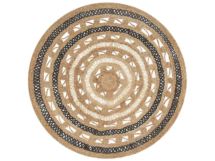 Alfombra GOYNE Beige ø 140 cm Yute