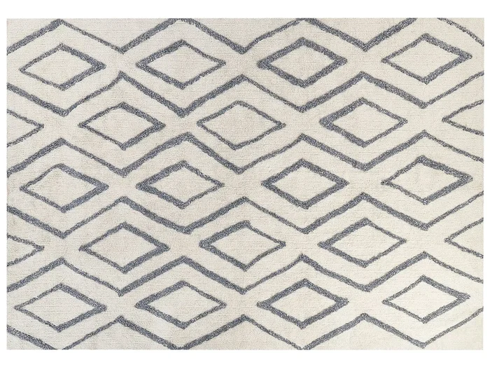 Alfombra MENDERES Azul claro 160 x 230 cm Algodón