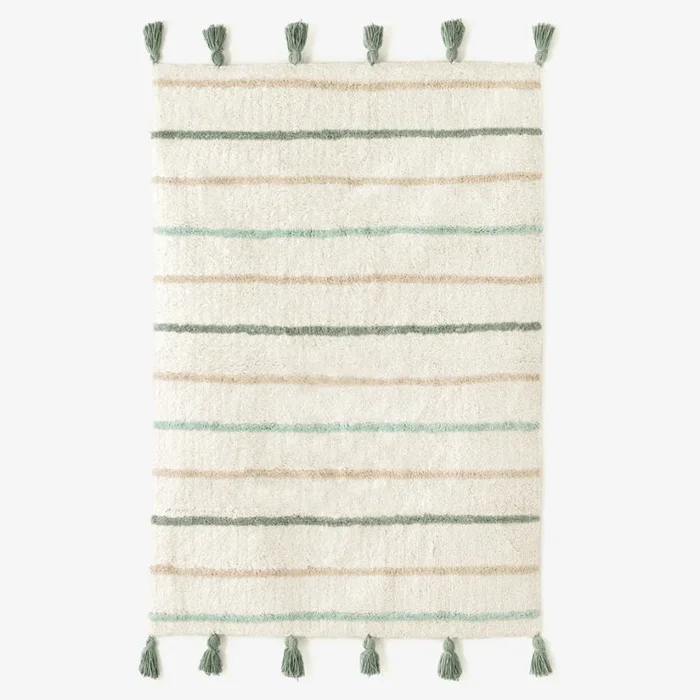 Alfombra menta Lines Menta – Kenay Home