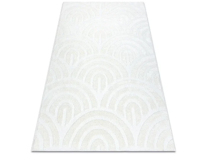Alfombra moderna MODE 8629 conchas crema 240×330 cm