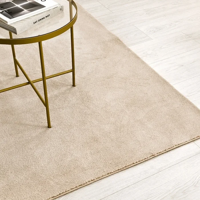 Alfombra rectangular personalizable Nima Beige – Kenay Home