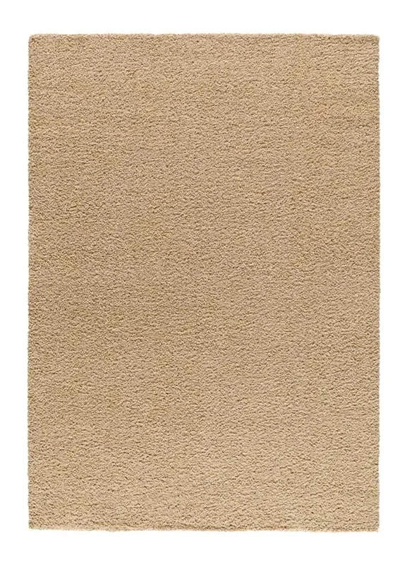 Alfombra shaggy liso beige NORGE, 160×230 cm – ATTICGO