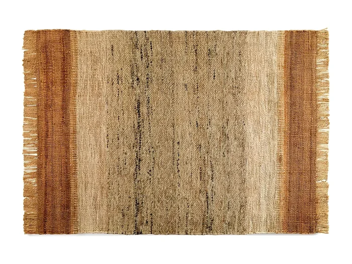 Alfombra yute y lana 150×210 cm