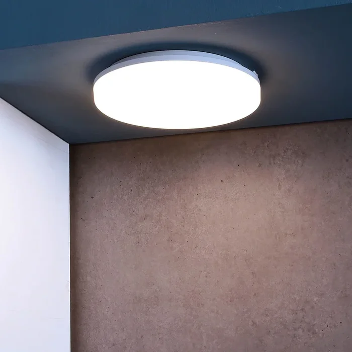 Altais Plafón LED, IP54, Ø 28 cm