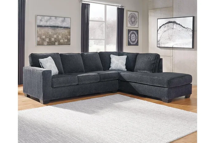 Altari Slate 2-Piece Right Arm Facing (RAF) Chaise Sectional