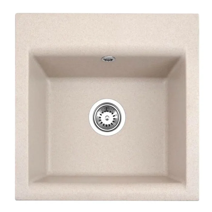 ALVEUS 1149111 – Fregadero de cocina GEM 50×50 cm granito/beige