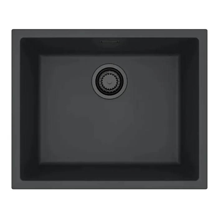 ALVEUS 1150057 – Fregadero de cocina OMNI 55×45 cm granito/negro