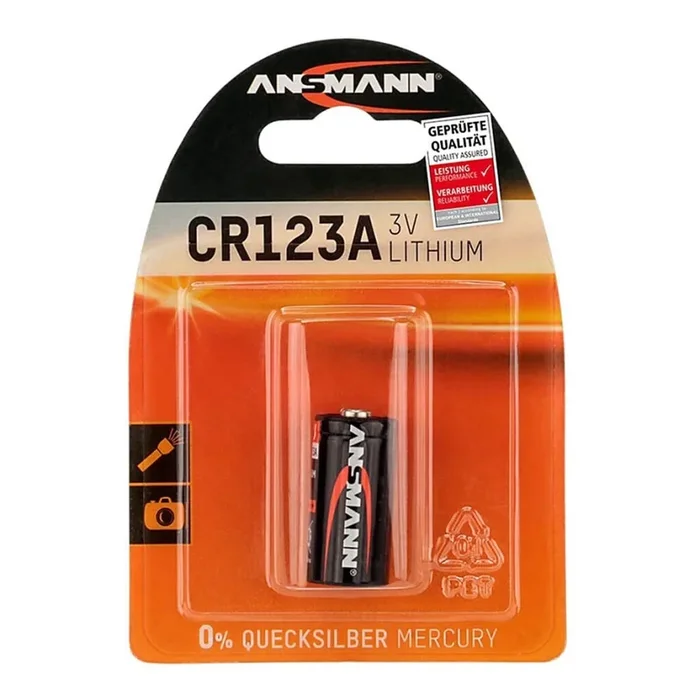 Ansmann 04006 – CR123A – Batería de litio 3V