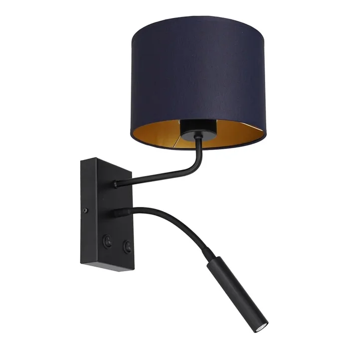 Aplique ARDEN 1xE27/60W+1xG9/8W/230V azul