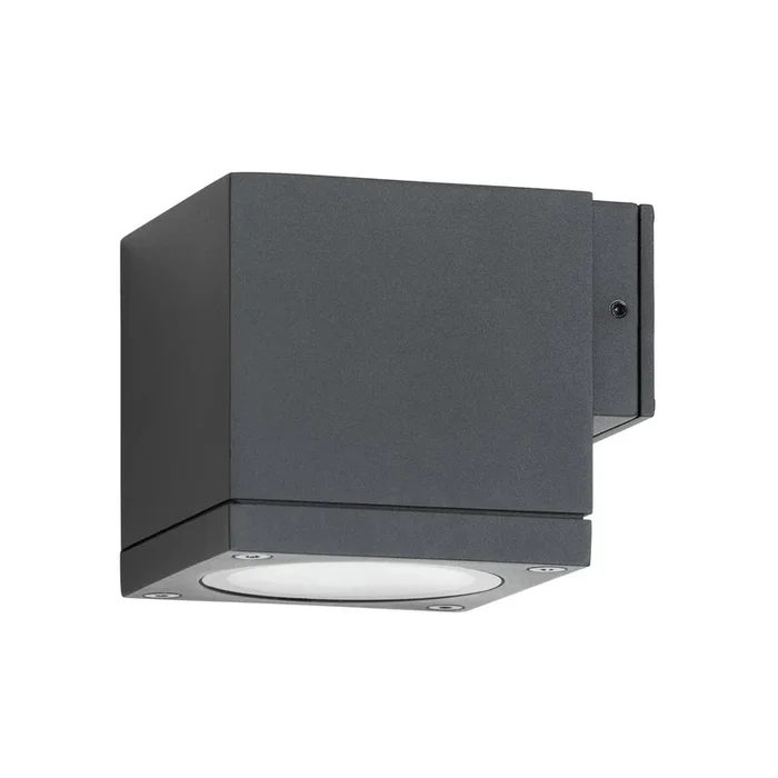 Aplique de exterior 5161, negro, aluminio, cristal, 1 x GU10