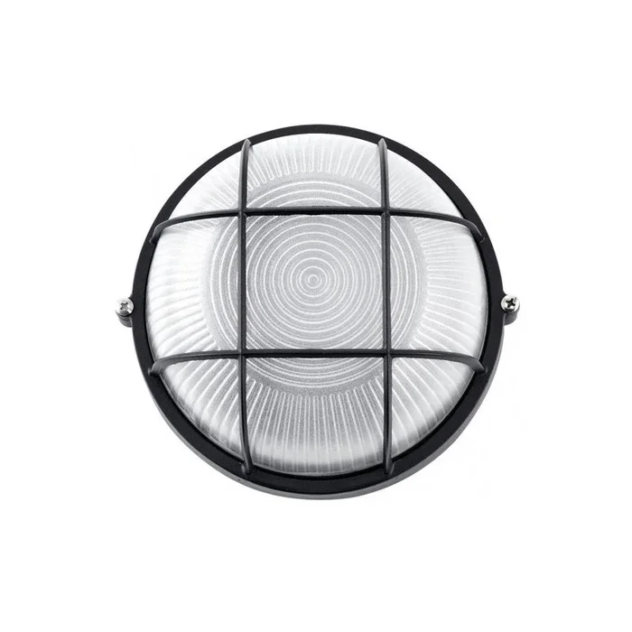 aplique de exterior aluminio color negro serie apus 25cm
