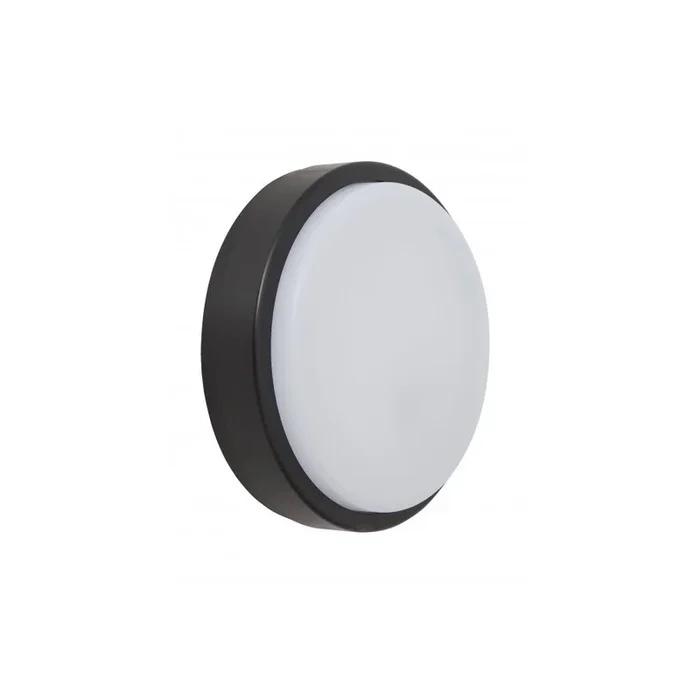 aplique de exterior policarbonato color negro serie surf exterior 16cm