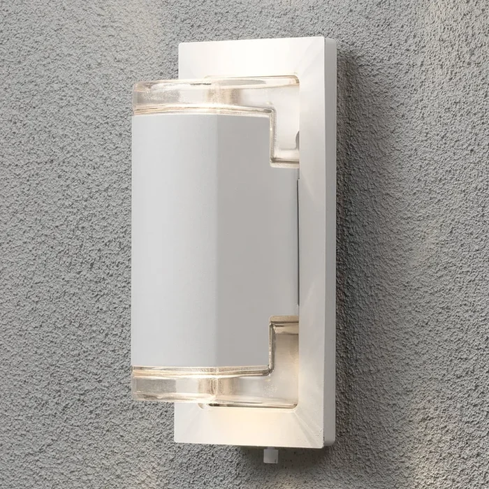 Aplique de exterior Potenza, Up & Down, blanco