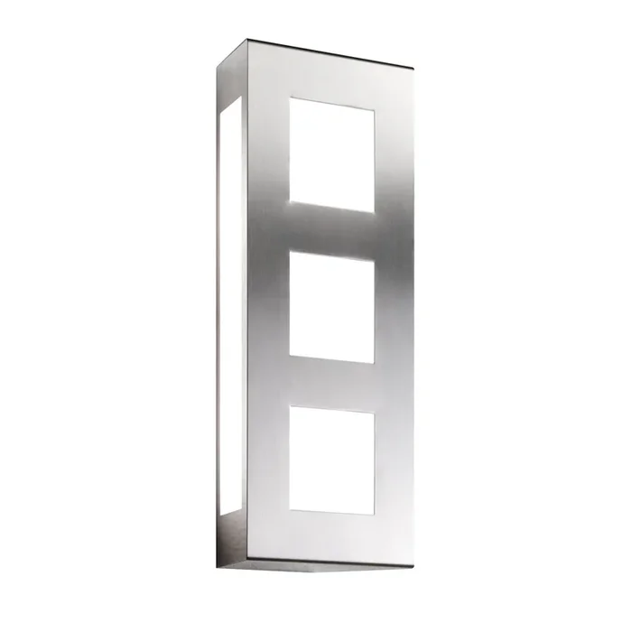 Aplique de exterior Trilo de acero inoxidable
