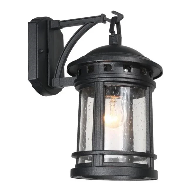Aplique de exterior ULAN 1xE27/60W/230V IP44 negro