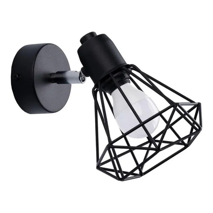 Aplique de pared ARTEMIS 1xE14/40W/230V negro