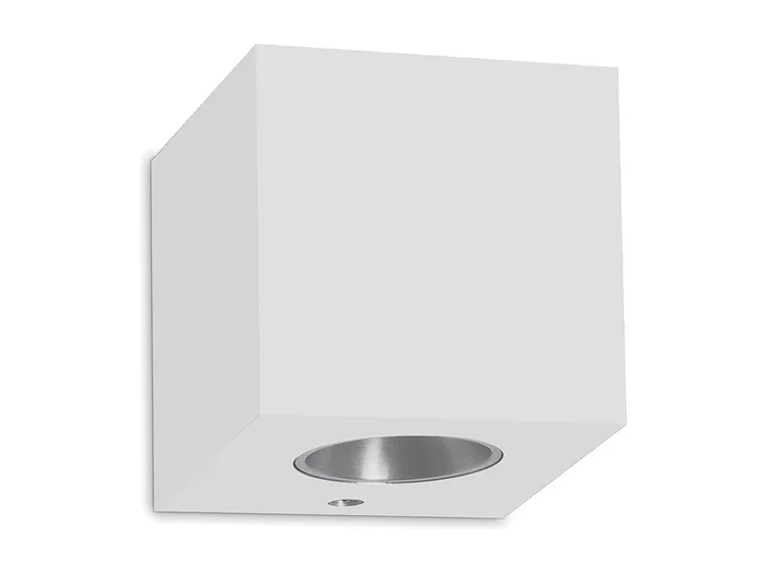 Aplique de pared BRICK estilo moderno de aluminio – Ancho 6,5 x Alt. 7,2 cm – blanco – LED SMD 3W – 3K – 110º – IP20