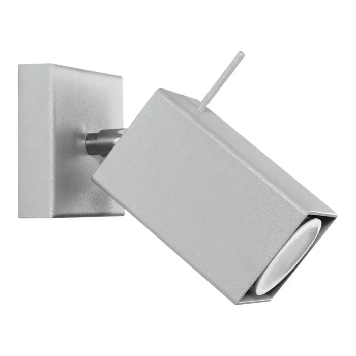 Aplique de pared MERIDA 1xGU10/40W/230V gris