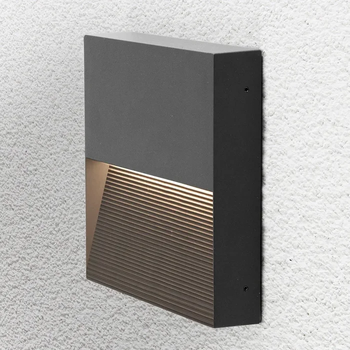 Aplique LED de exterior Direxus downlight 18x18cm