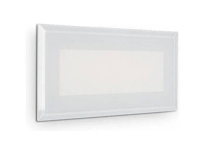 Aplique LED Empotrable Exterior Blanco IP65, 3000K