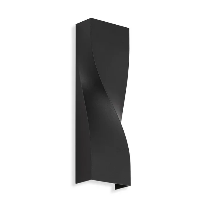 Aplique LED exterior Brügge up/down negro 4.000K