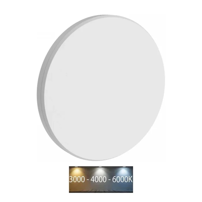 Aplique LED para exterior PIATTA LED/12W/230V 3000/4000/6000K diá. 18 cm IP44 blanco