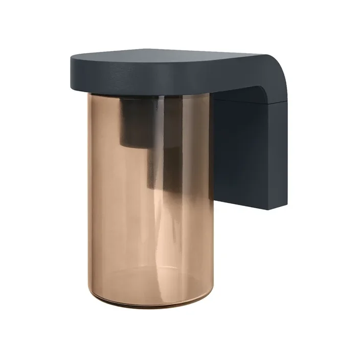 Aplique para exterior OSRAM ENDURA CLASSIC CASCADE, cristal ámbar IP44